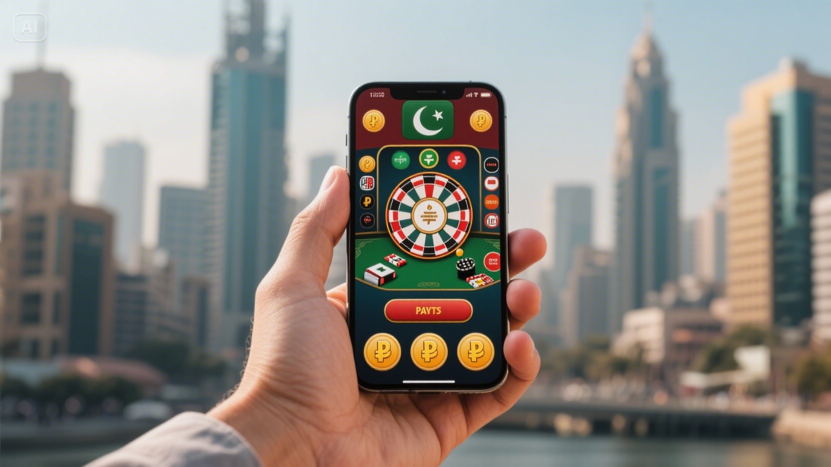Casino coin dozer game desktop and mobile interfaces